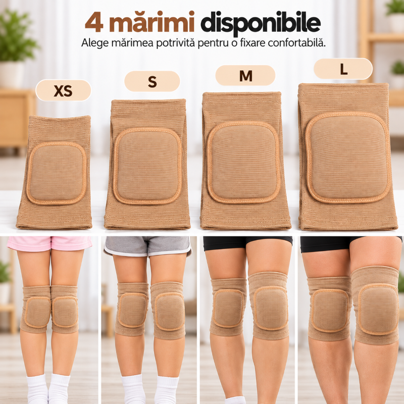 Genunchiere disponibile în mărimile XS S M L